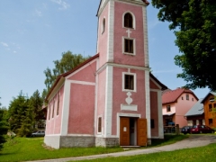 Kostel v Novch Hutch 